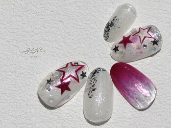 geNe 'n GRUS(ジーン アンド グルス)/6月7月HANDエアジェルアート