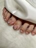 【Foot】 フレンチ＊グラデーション　¥6600
