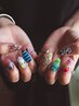( nana 指名限定 /  nail designer ) art design 10本 / 8800円 → 7900円 
