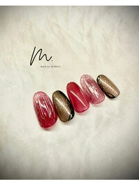 ボルドー×マグフレンチデザイン