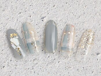 マイム(mayim)の写真/【30種類以上から選べる◇定額デザインが人気♪】短い爪でも可愛く作れるカジュアルフレンチもオススメ♪