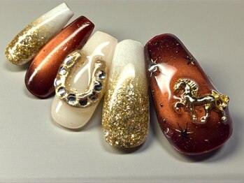 １月限定デザイン◆干支ネイル