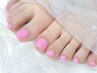 〈初回オフケア込〉フットネイル★ワンカラー￥4,500