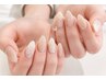 New｜SNS人気デザイン*ワンカラーネイル×レースネイル4本￥6280