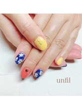 アンフィルルーム(unfil room)/フラワーネイル定額ベーシック