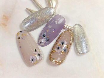 ドロッセル(Drossel)/アンティーク押し花紫陽花 11000