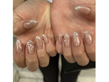 ロミー(Rommy)/ガラスフレンチネイル