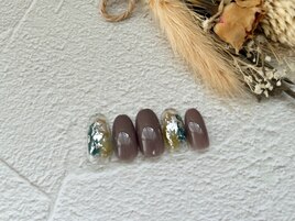 ニュアンス塗りかけネイル