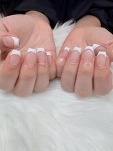 アース 新瑞橋店(HAIR & MAKE EARTH)/王道、白フレンチ