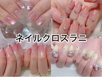 ネイル クロス ラニ 所沢店(Nail×Lani)の写真/フィルインオフで自爪サポート♪手足同時時短ネイル◎トレンドを抑えた綺麗めワンホン系定額ネイル♪