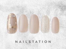 ネイルステーション ルミネ新宿1店(NAIL STATION)/大人可愛いネイル／パラジェル