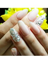 コットンローズ(Cotton Rose)/スワロフスキー