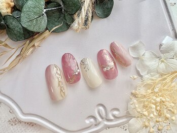 オリビアブルー(Olivia Blue)/ホロ埋め込みキラキラニュアンス