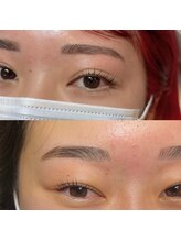 まつ毛・眉毛の同時施術可能！