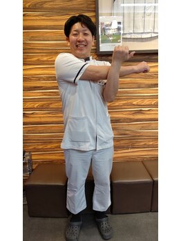 高槻整骨院/肩のストレッチ