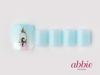 ネイルサロン アビー 宮益坂店(abbie)/アイシーブルーフット ¥12793