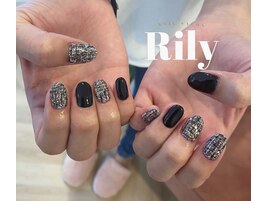 超流行り☆ツイードネイル