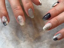 リッシュ(RICHE)/ブルーマグネット冬ネイル