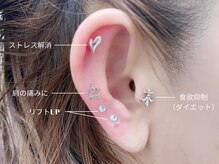 可愛いのにちゃっかりお肌や体調のケア、ダイエットまで♪装着後はシール部分を1日２,3回押して効果UP！