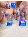 絵本をネイルにデザイン