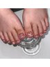 【初回オフ無料】foot人気No.1!＊持ち込み120分　全体的にアートで華やかに＊