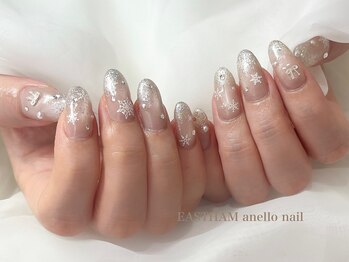 イーストハムアネーロネイル(EAST HAM anello nail)/持ち込みデザイン　¥9000