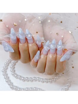 3Dハートネイル♪