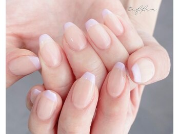 ネイルサロン ティフィン(tiffin)/～パープルフレンチ～