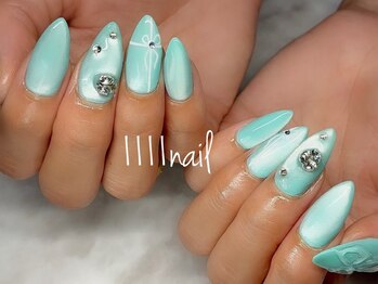イチイチイチイチネイル(1111nail)/ティファニーブルー♪