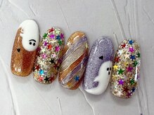 ディーネイル 池袋(D-nail)/〇キラキラ ハロウィン