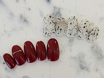 ティーエヌ 大船店/アシンメトリーネイル☆7700円