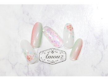 アモウズ(Amouz)/定額【テーマ:ひな祭りネイル】1
