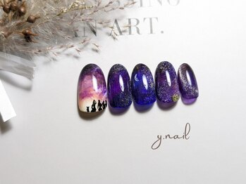 ワイネイル(Y.nail)/ある映画のデザインネイル