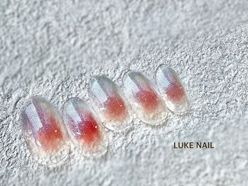 ルークネイル 恵比寿店(LUKE NAIL)/チークマグネットフレンチ　冬春