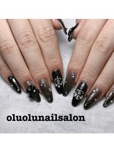 オルオル(OluOlu)/y2kクロムパーツ風ネイル