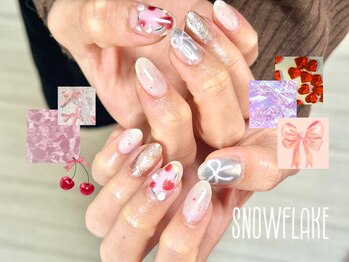 スノーフレーク(Snowflake)/定額デザイン¥8000