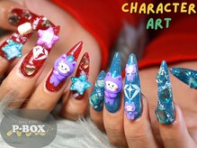 ピーボックス(P BOX)/☆キャラ 模写 3D 推しネイル☆