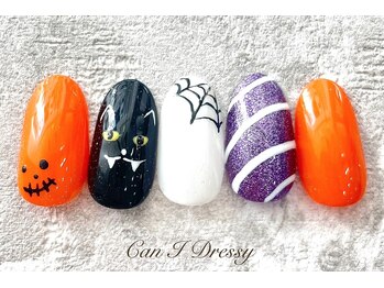 キャンアイ ドレッシー 横須賀中央店(Can i Dressy)/ハロウィンネイル¥8,000