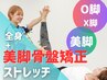 《2回目以降の方》全身+美脚骨盤矯正ストレッチ付き¥11000