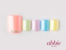 ネイルサロン アビー 宮益坂店(abbie)/カラフルホワイトミラー ￥12980