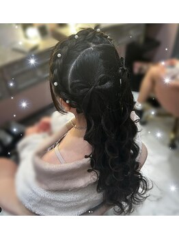 セブンティーン(Seventeen)/あみかちゅリボンハーフツイン