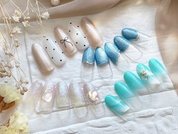 ネイルサロン キュラソー(Curacao)/R6.7月定額デザイン