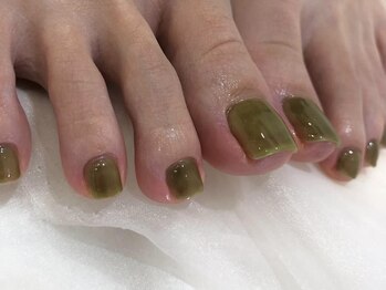 アンバイアオ(UN by ao.)/透け感カーキ