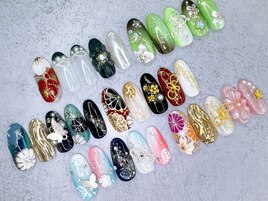 ◆成人式ネイルデザイン◆￥8500