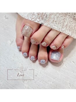 ロア(Loa)/ラメフットネイル