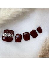 アンドヴァ 名古屋栄二丁目店(Andova)/foot＊親指デザインネイル