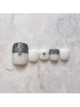 ネイルサロンリュクス (nailsalon Luxe)/フットネイル　バイカラー