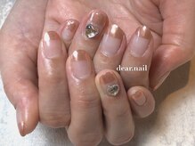 ディアネイル(dear.nail)/ミラーフレンチ☆