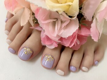ディーネイル 天王寺(D-nail)/[中村]Foot☆ラベンダーカラー