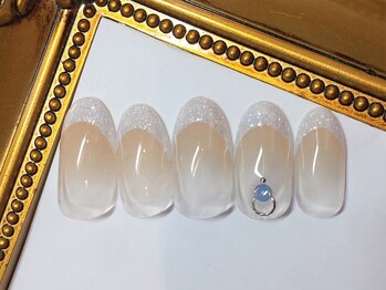 グリッター(GLITTER)/白フレンチ